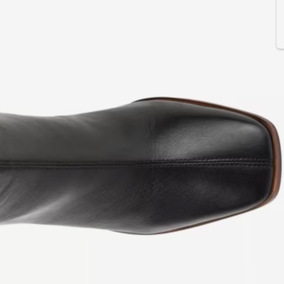 Black Heeled Boots with Chunky Heel - Picture 4 of 4